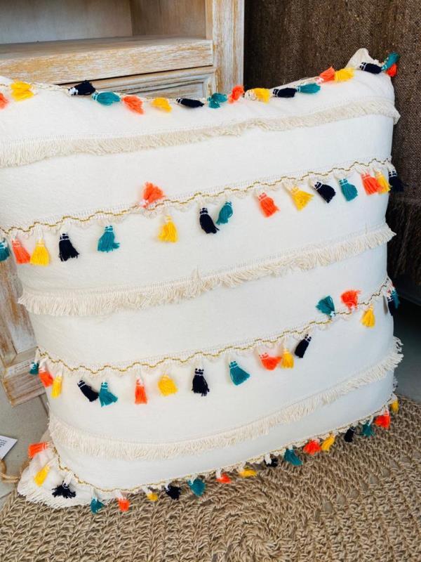 ALMOHADON 60*60 FLECOS COLOR