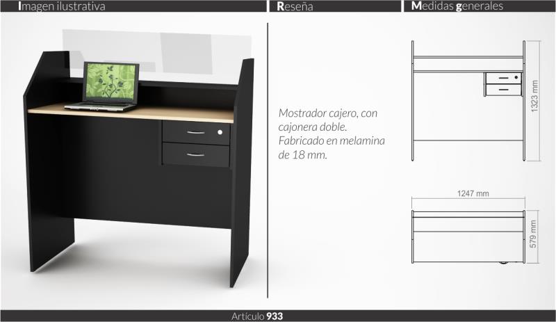 MOSTRADOR CAJERO PIRO