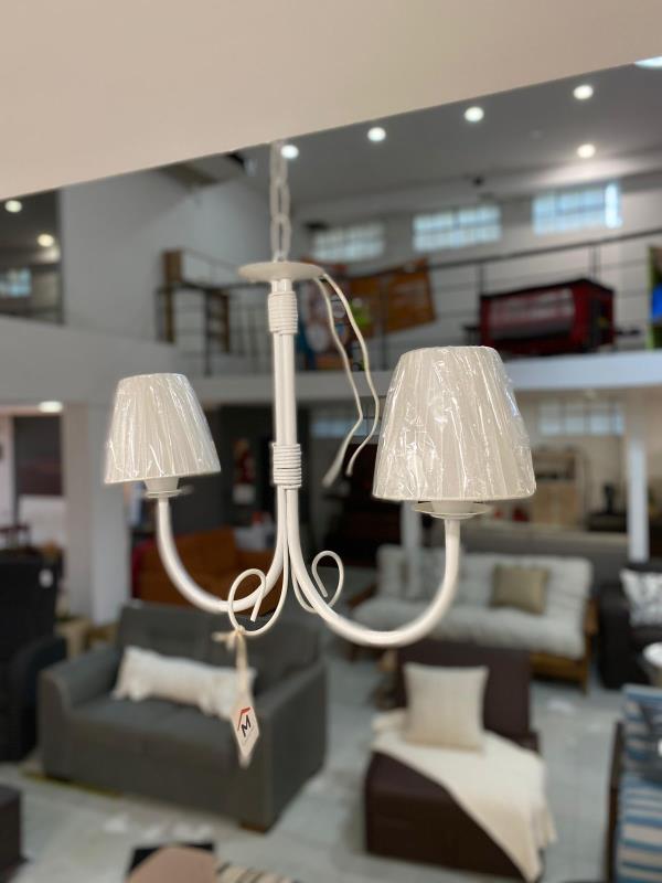 LAMPARA COLGANTE 2 LUCES