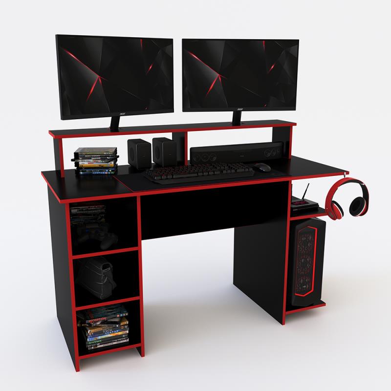 ESCRITORIO GAMER 1.40 C/ALZADA