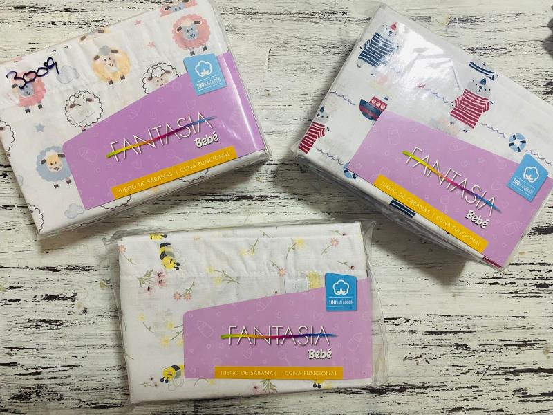 SABANA P/ CUNA 80X140 FUNCIONAL FANTASIA