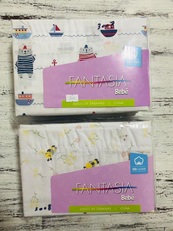 SABANA P/ CUNA 60X120 SIMPLE FANTASIA