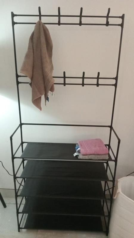 RACK ZAPATERO PERCHERO 4 EN 1