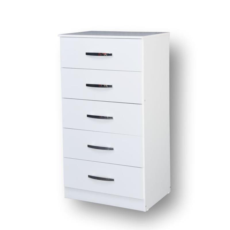 CHIFFONIER 5 CAJONES BLANCO MAXIMO