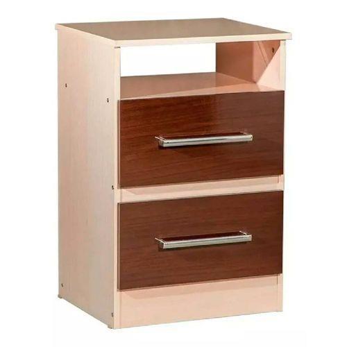 MESA DE LUZ 2 CAJ CHOCO MAPLE