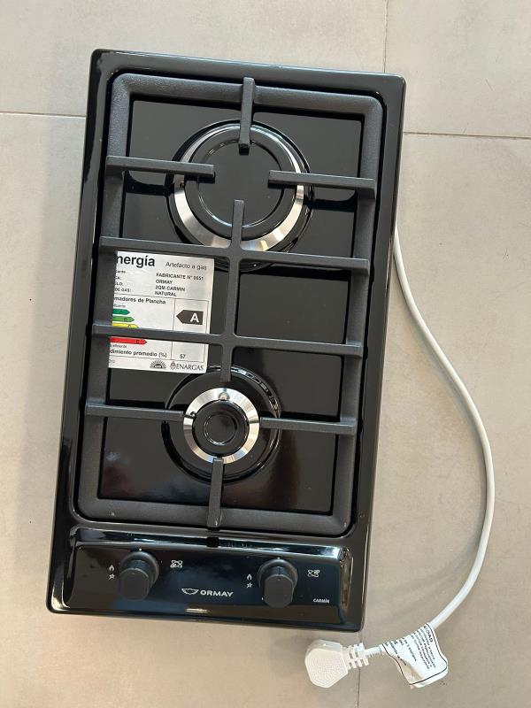 ANAFE MULTIGAS TOP GOURMET NEGRO