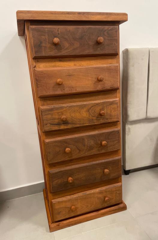 CHIFFONIER 6 CAJONES ALGARROBO