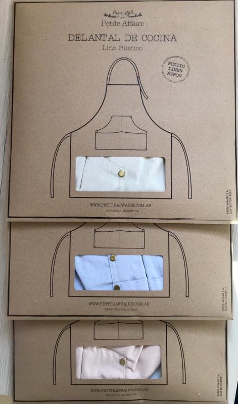 DELANTAL DE LINO VARIOS