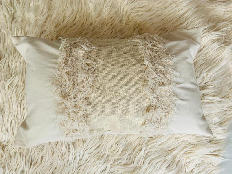 ALMOHADON 60*35 ESTOPA/LIENZO
