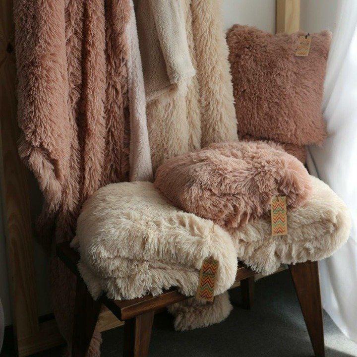 MANTA PIEL CORDERITO 100*160