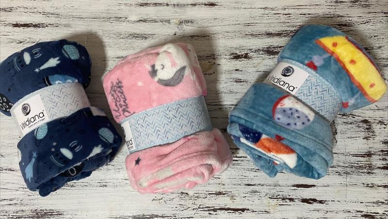 FRAZADA INFANTIL CUNA C/CORDERITO