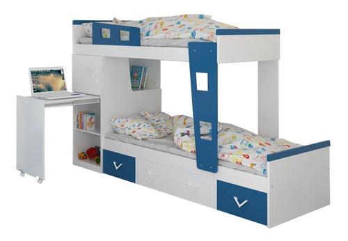 CUCHETA C/ESCRIT DESLIZ C/CAJ AZUL