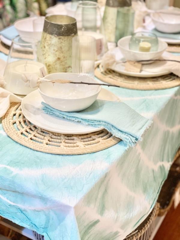 MANTEL 2.00X2.00 BATIK AQUA