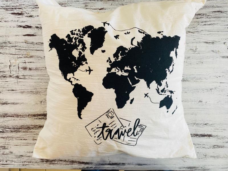 ALMOHADON 50X50 TRAVEL NATURAL/GRIS