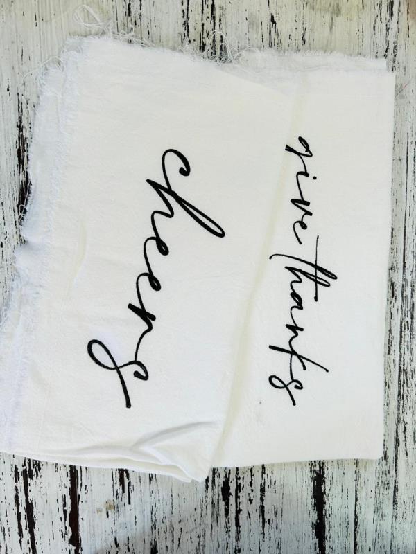 SERVILLETA TUSSOR C/LETRA X4U